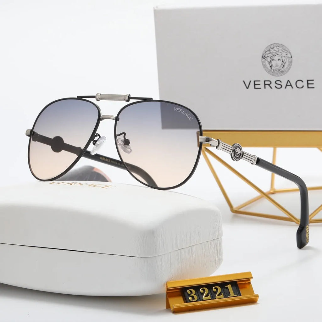 Oval Double Bridge Polarized Sunglasses M72878