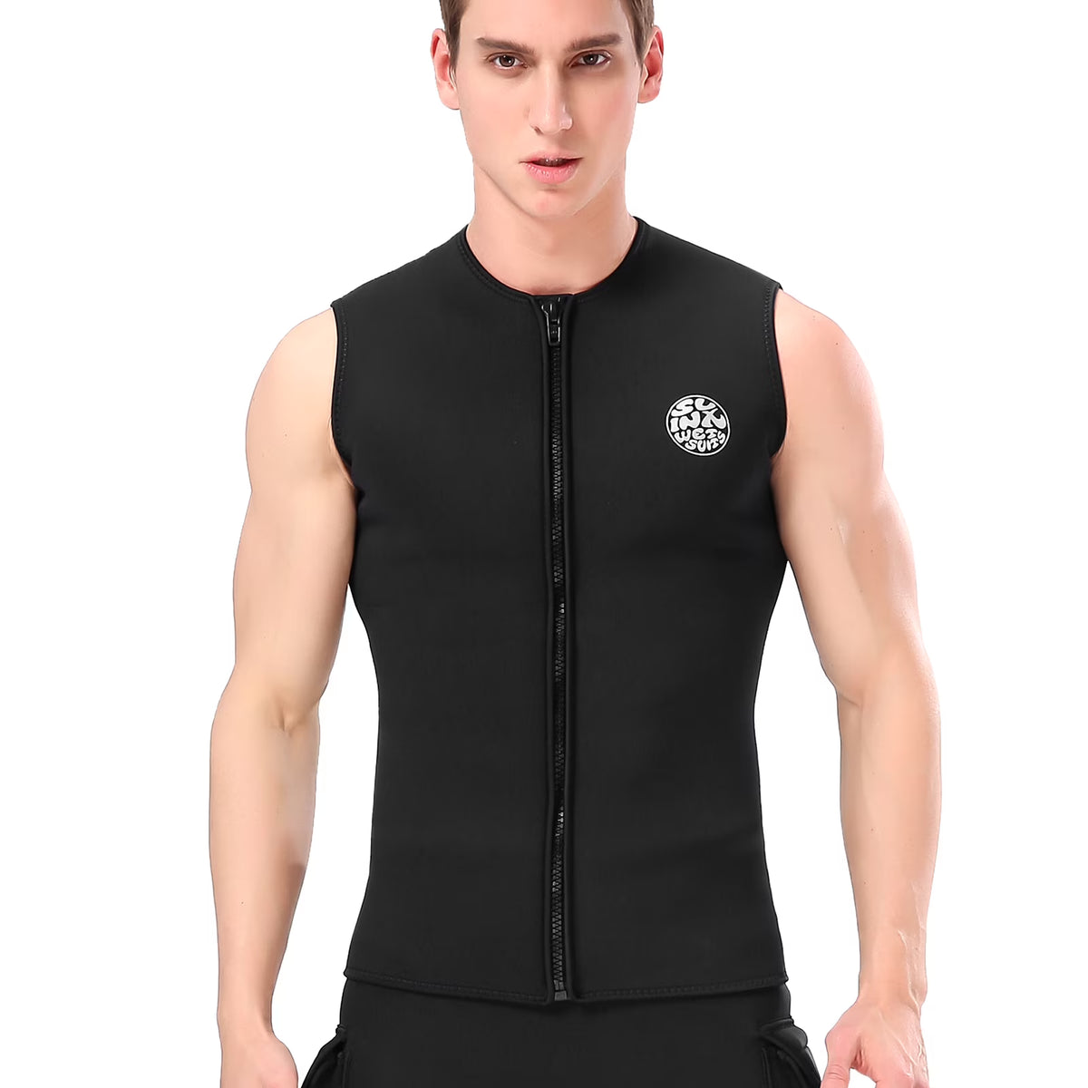 Sleeveless Neoprene Wetsuit Vest O8856
