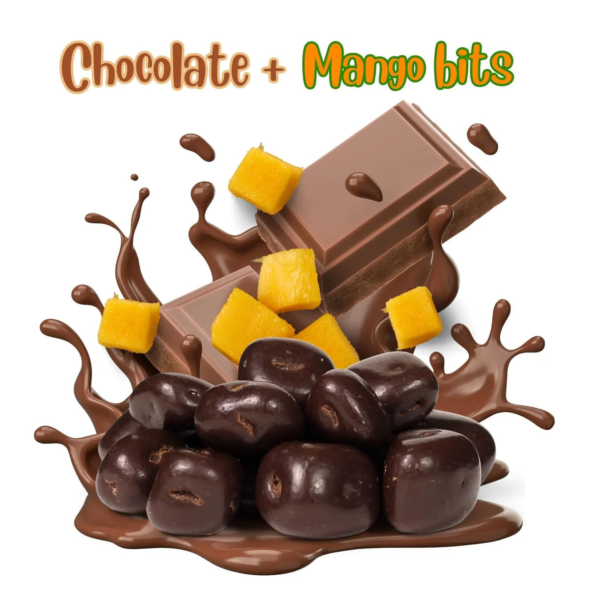 Dark Chocolate Covered Dried Mango 60 OZ Vegan Non-Dairy Kosher Z59042