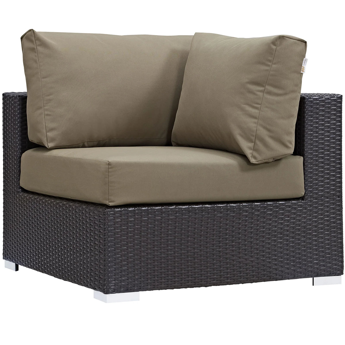 Brown Rattan 10 PCS Sectional Sofa Set Q5292