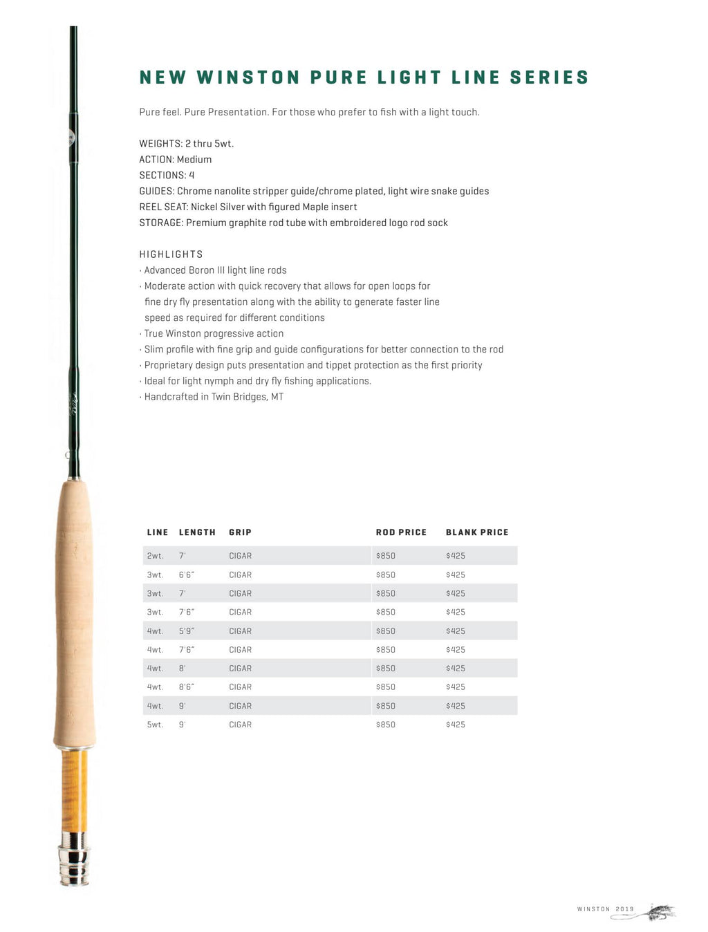 Pure Fly Rod 4wt U687377