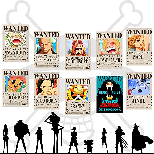 Anime Wanted Posters 25PCS 30×21cm H3958