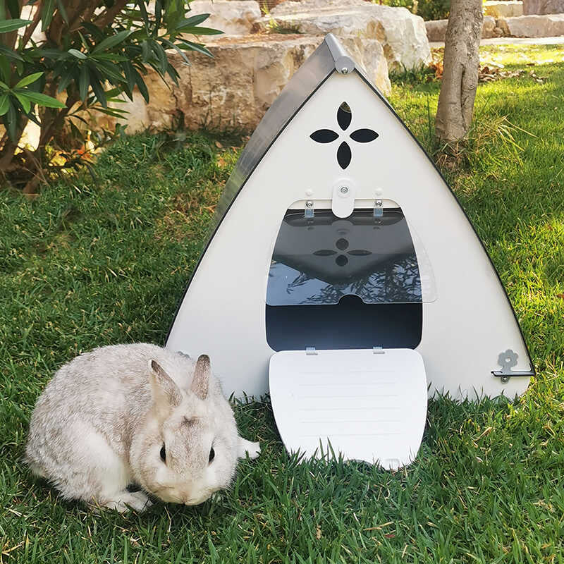 Outdoor Pet House Rabbit Hutch Small Animal Enclosure R85417