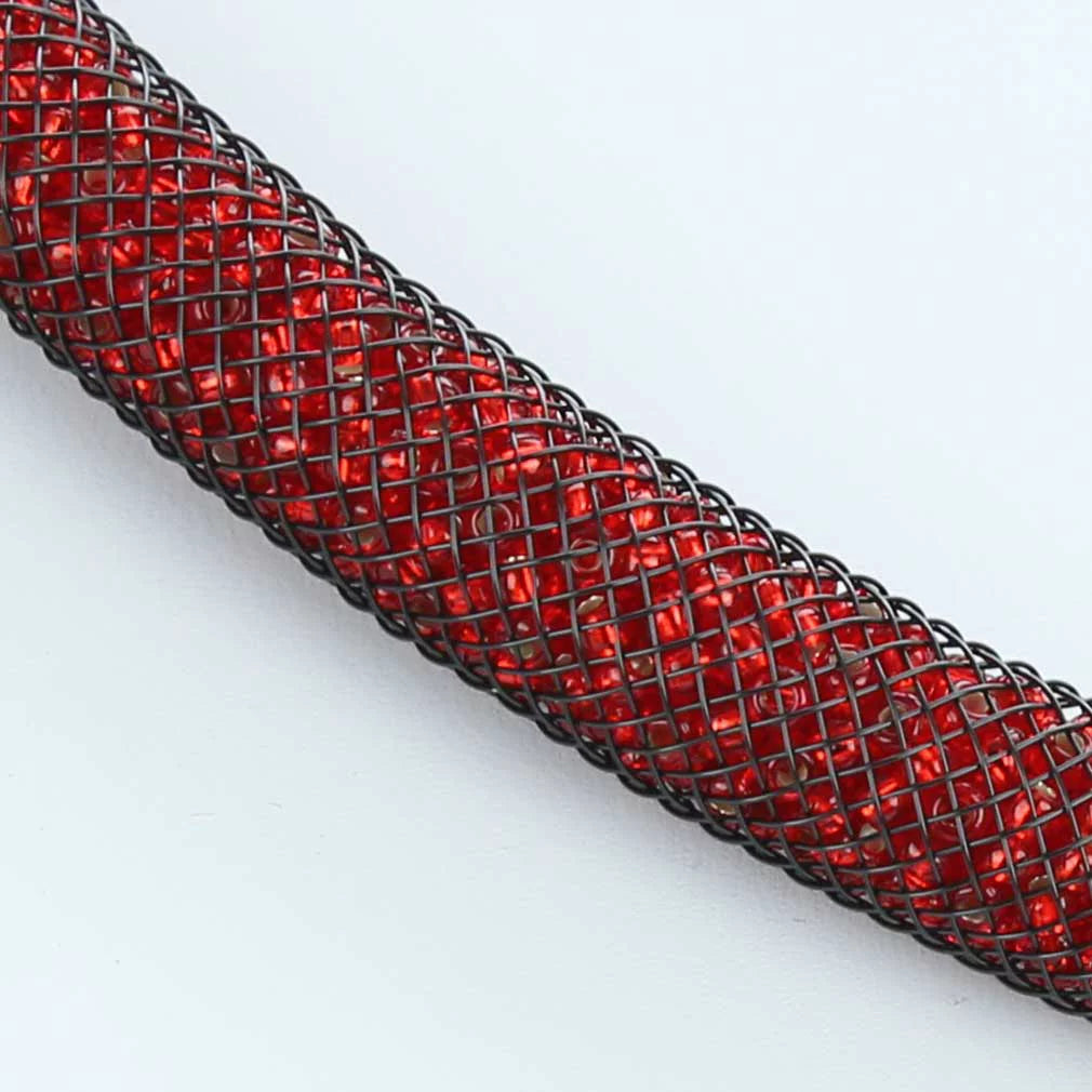 Fire Red Murano Glass Necklace T1790