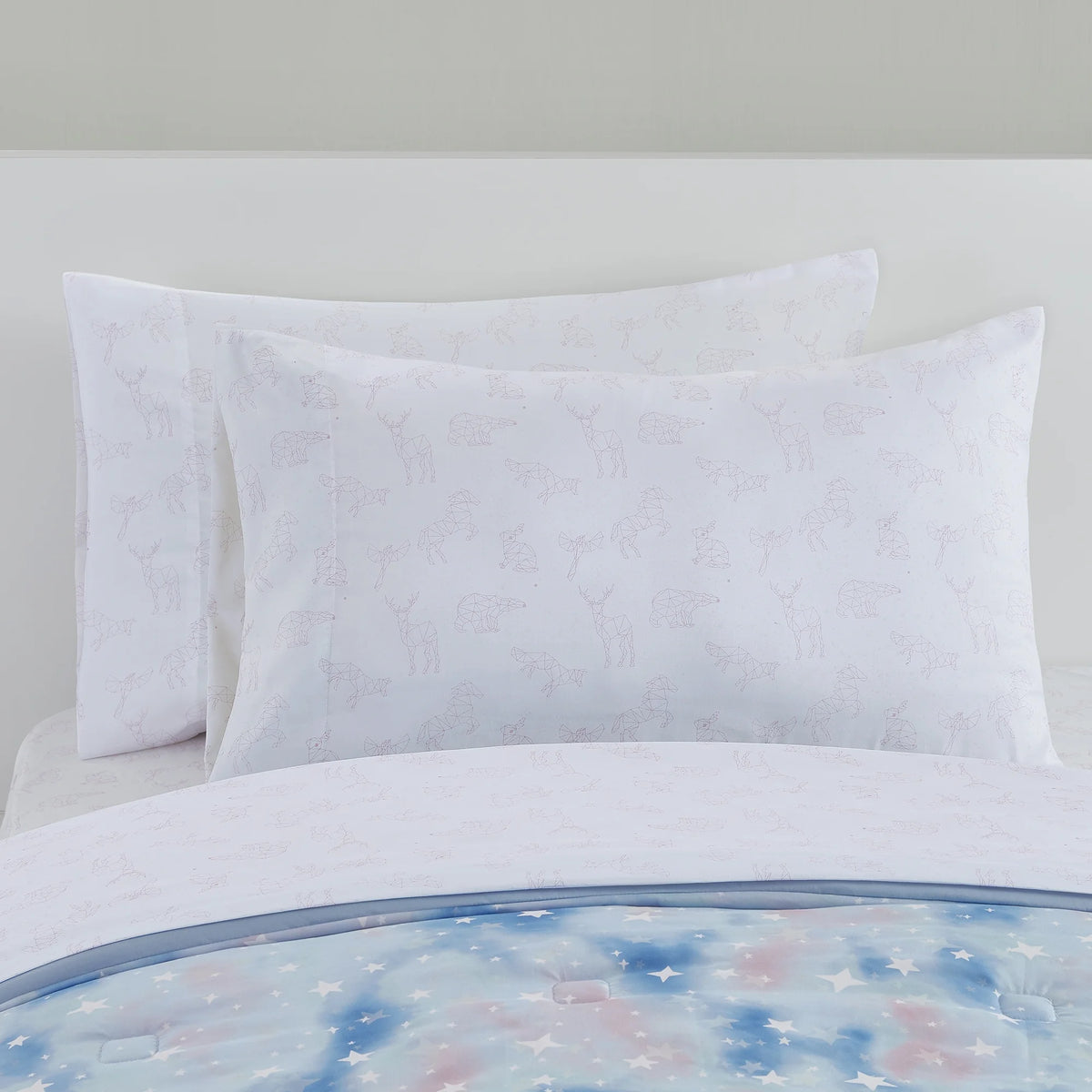 Queen Glow in the Dark Bed in a Bag Comforter Set B115