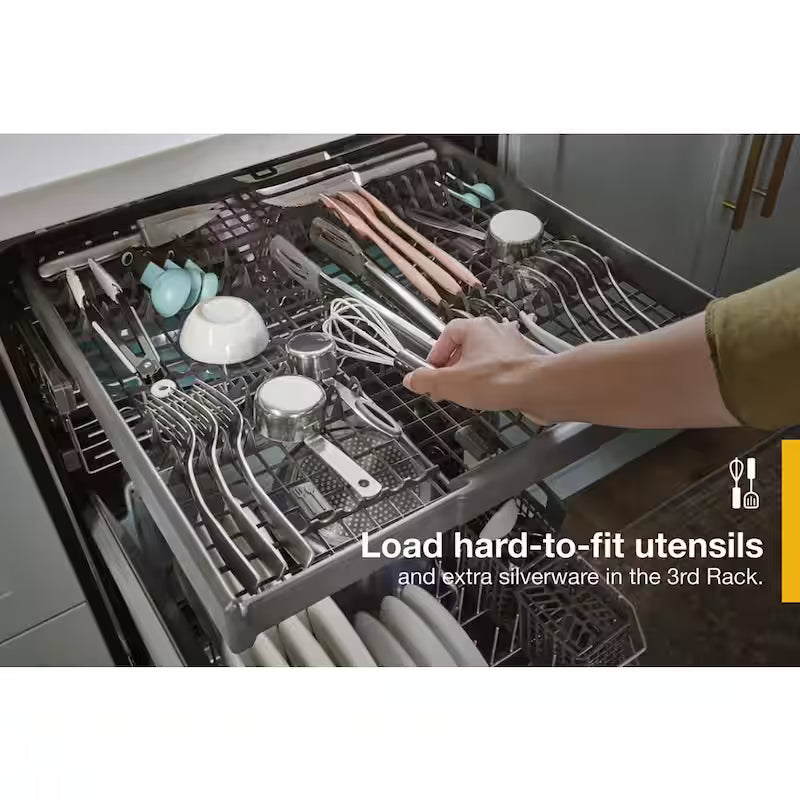 24 in. Built-in Tall Tub Dishwasher with Third Level Rack L4658
