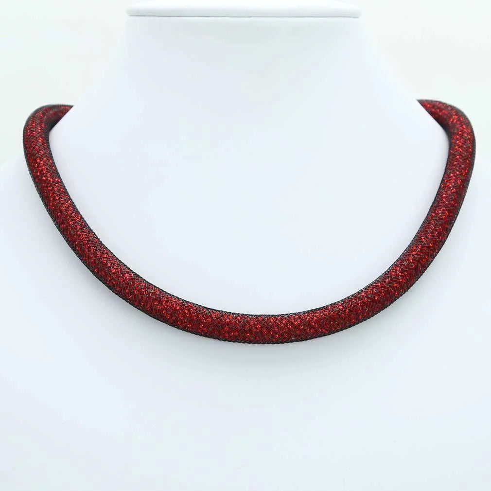 Fire Red Murano Glass Necklace T1790