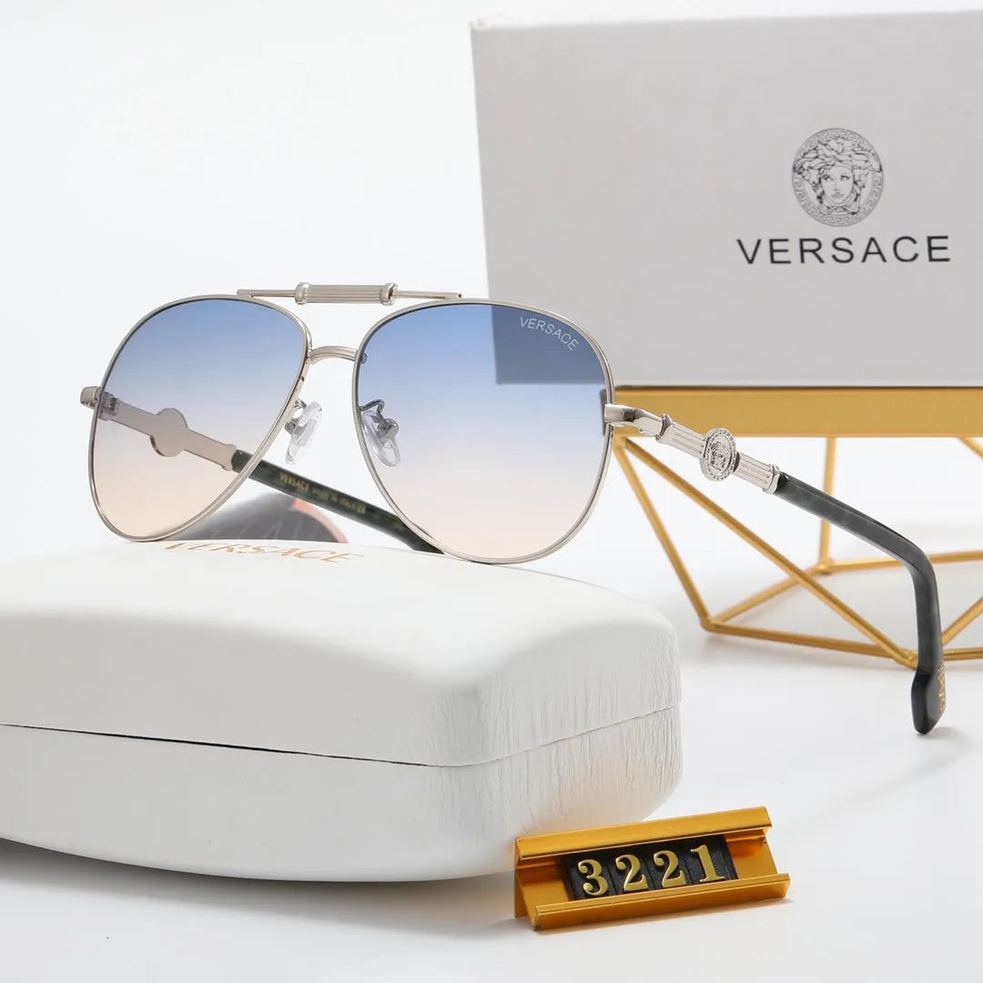 Oval Double Bridge Polarized Sunglasses M72878