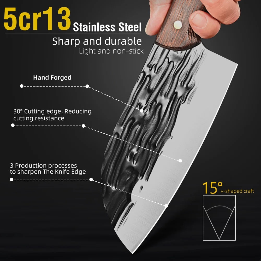 6 inch Forged Stainless Steel Meat Cleaver Knife L3980