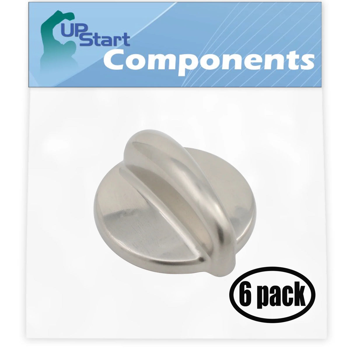 6 Pack Replacement Surface Burner Control Knob S12871