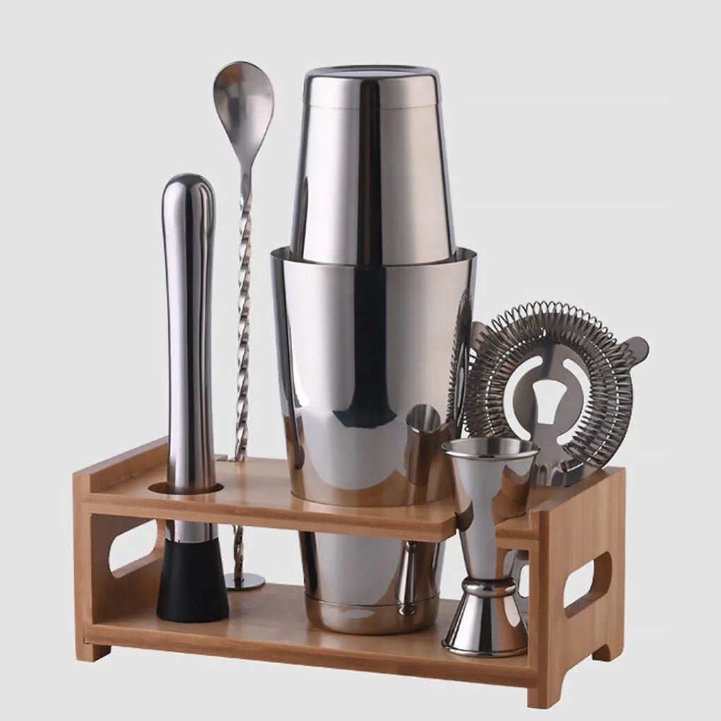 10 Pcs Stainless Steel Bartender Kit Q593666