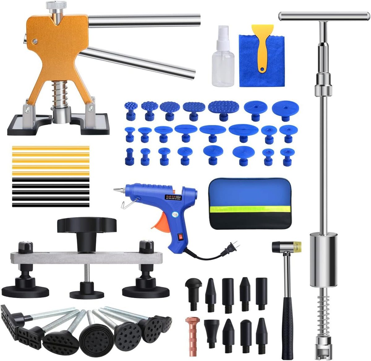 Dent Repair Kit 58Pcs Pulling Removal Pack of 2 U9801