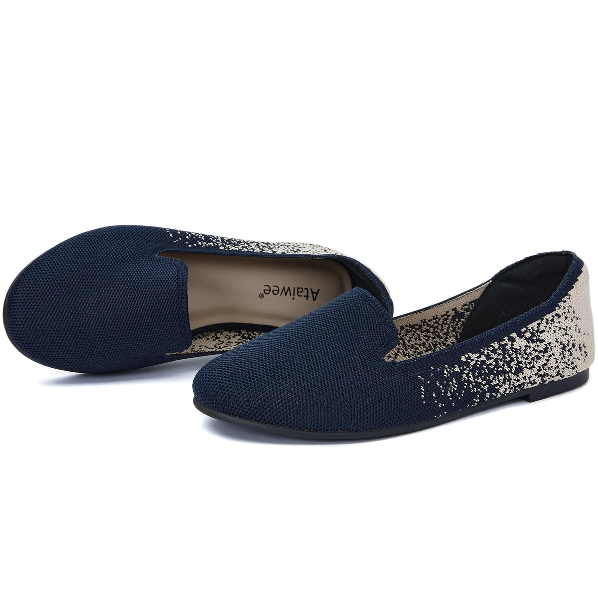 Women's Wide Width Flat Loafer Shoes F94247