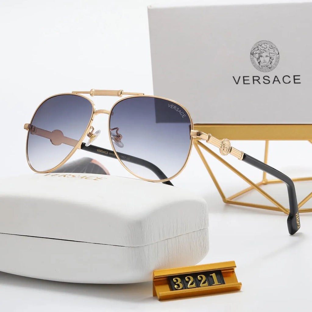 Oval Double Bridge Polarized Sunglasses M72878