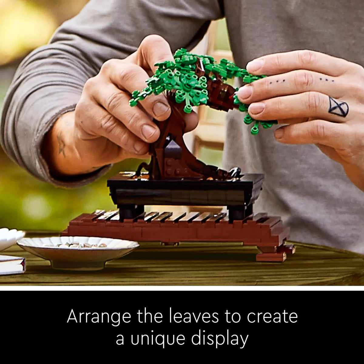 Bonsai Tree Building Set with Cherry Blossom Flowers P137229