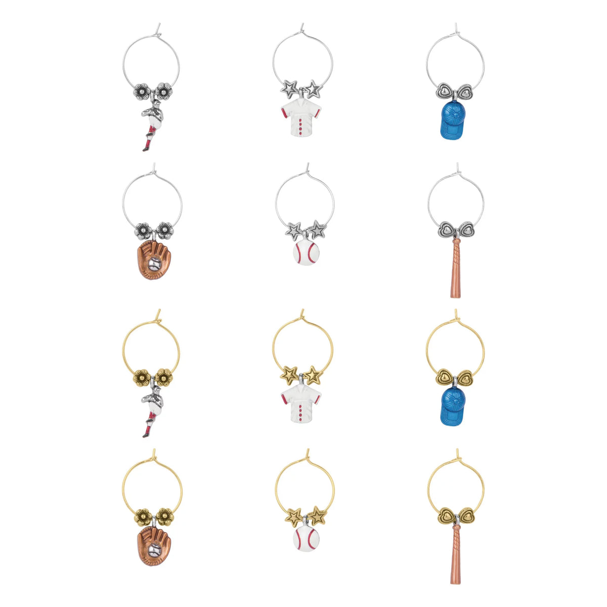 12-Piece Wine Glass Charms V862331
