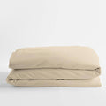 Brown Egyptian Cotton Sateen Full Duvet Cover R2666