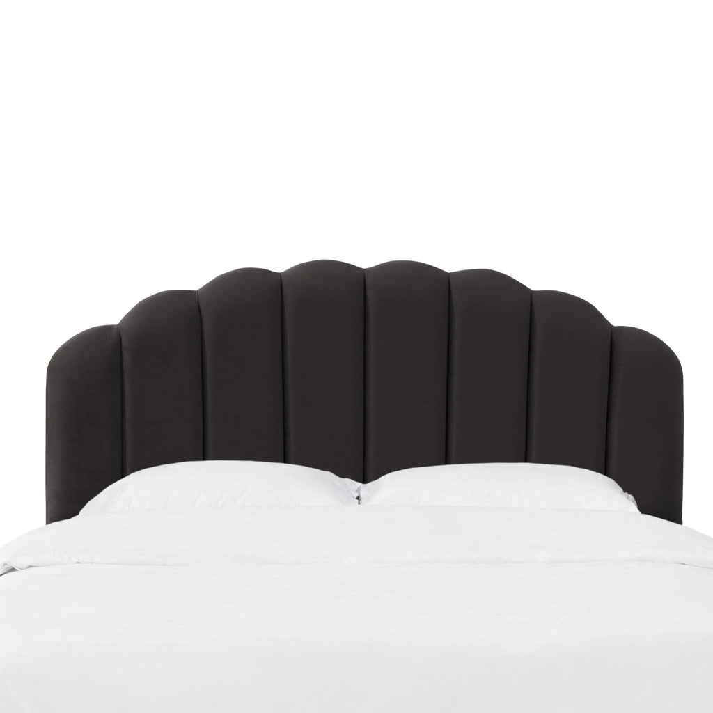 Black Velvet Headboard Z20351