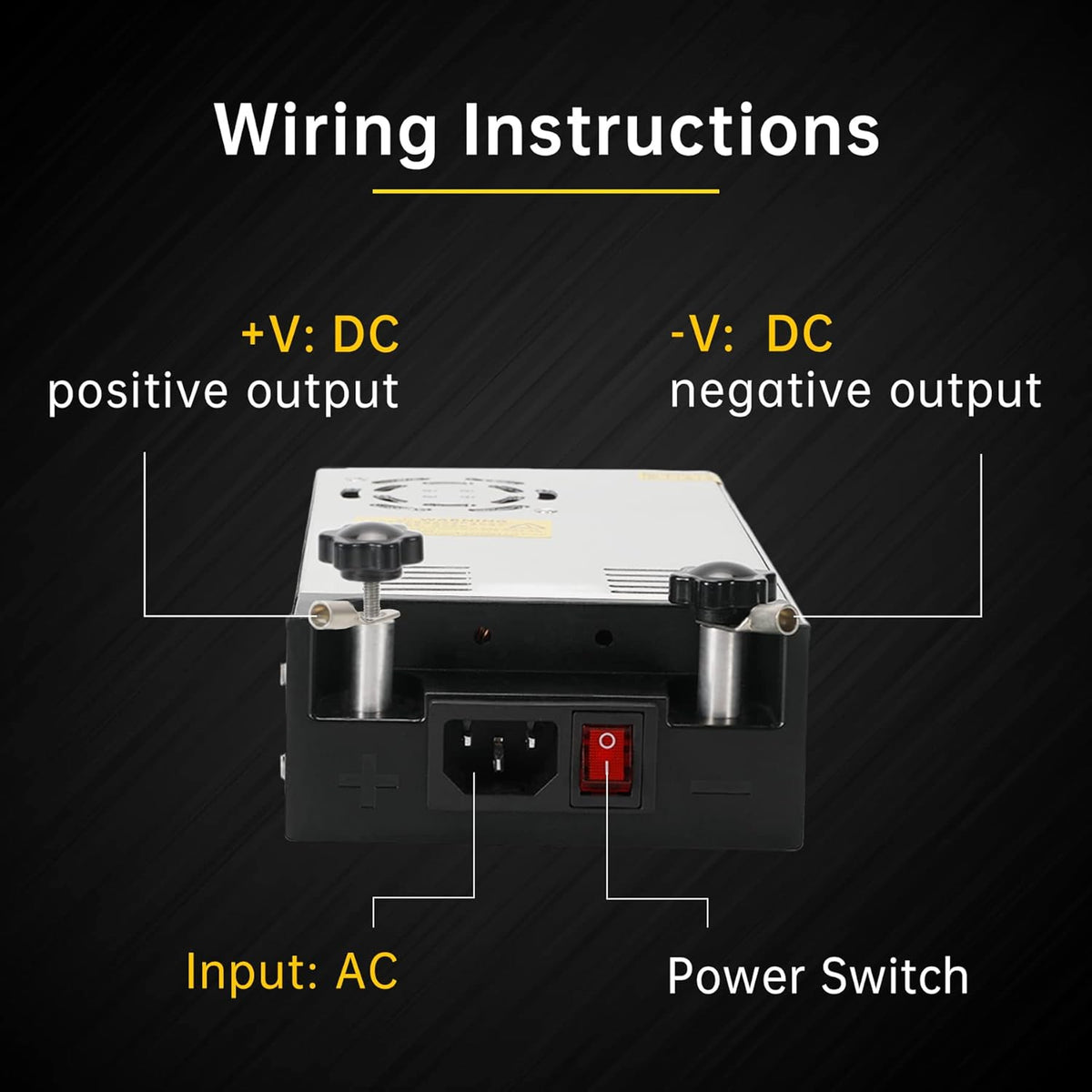 DC 12V 50A 600W Switching Power Supply, Pack of 2 I4235