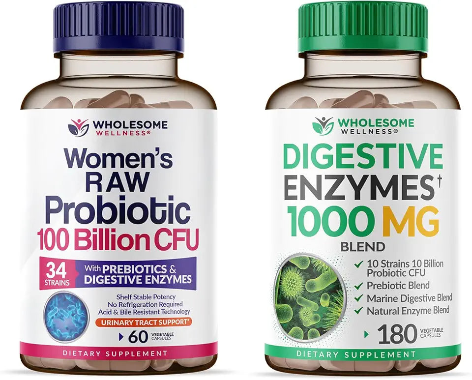 100 Billion CFUs Probiotics for Women with Digestive Enzymes Z3685