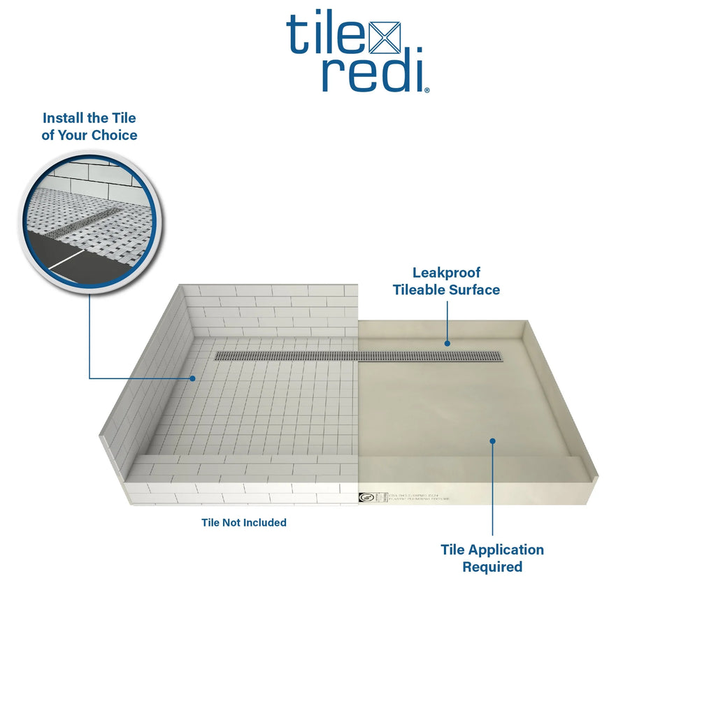 Nickel 30" X 48" Rectangular Shower Base J1362
