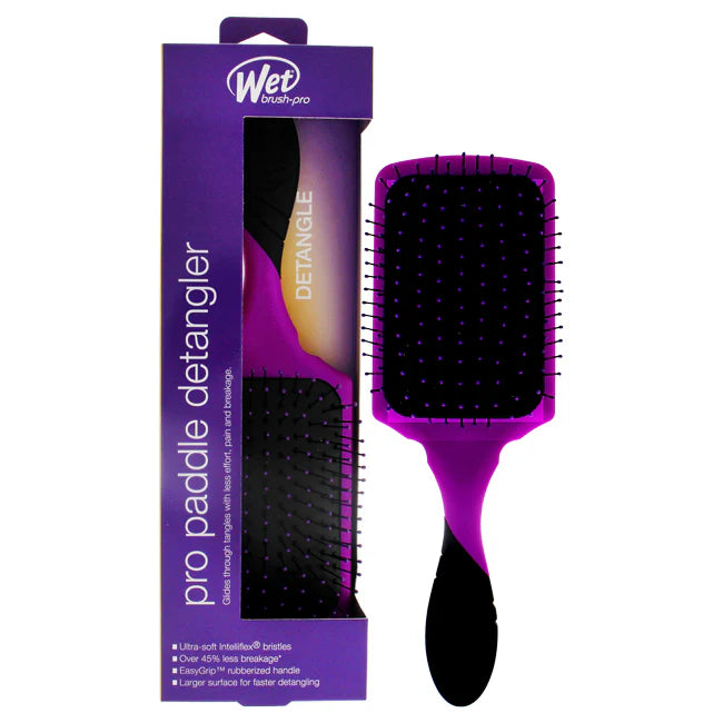 Purple Detangler Brush 1 Pc Hair Brush A76665