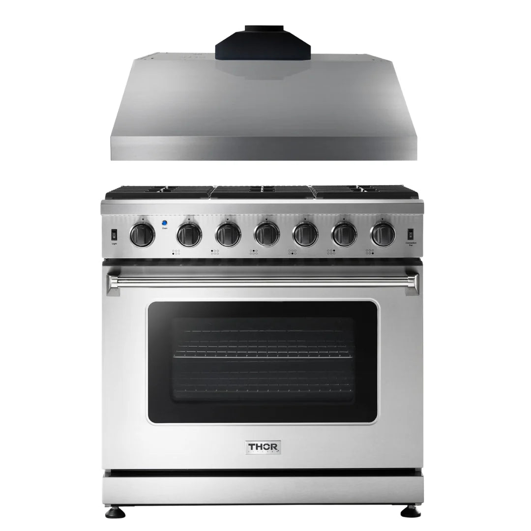 36 Gas Range and Range Hood C739