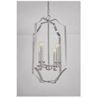 4 Light Foyer Brushed Nickel B916