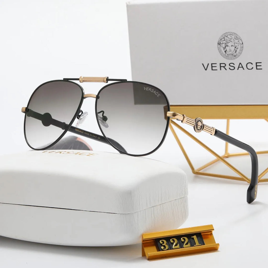 Oval Double Bridge Polarized Sunglasses M72878