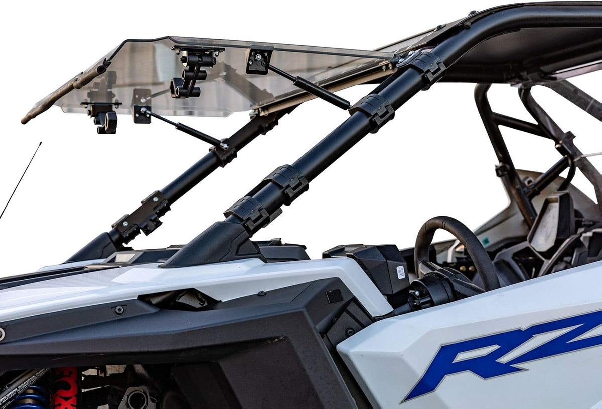 1/4 Polycarbonate Flip UTV Windshield K220