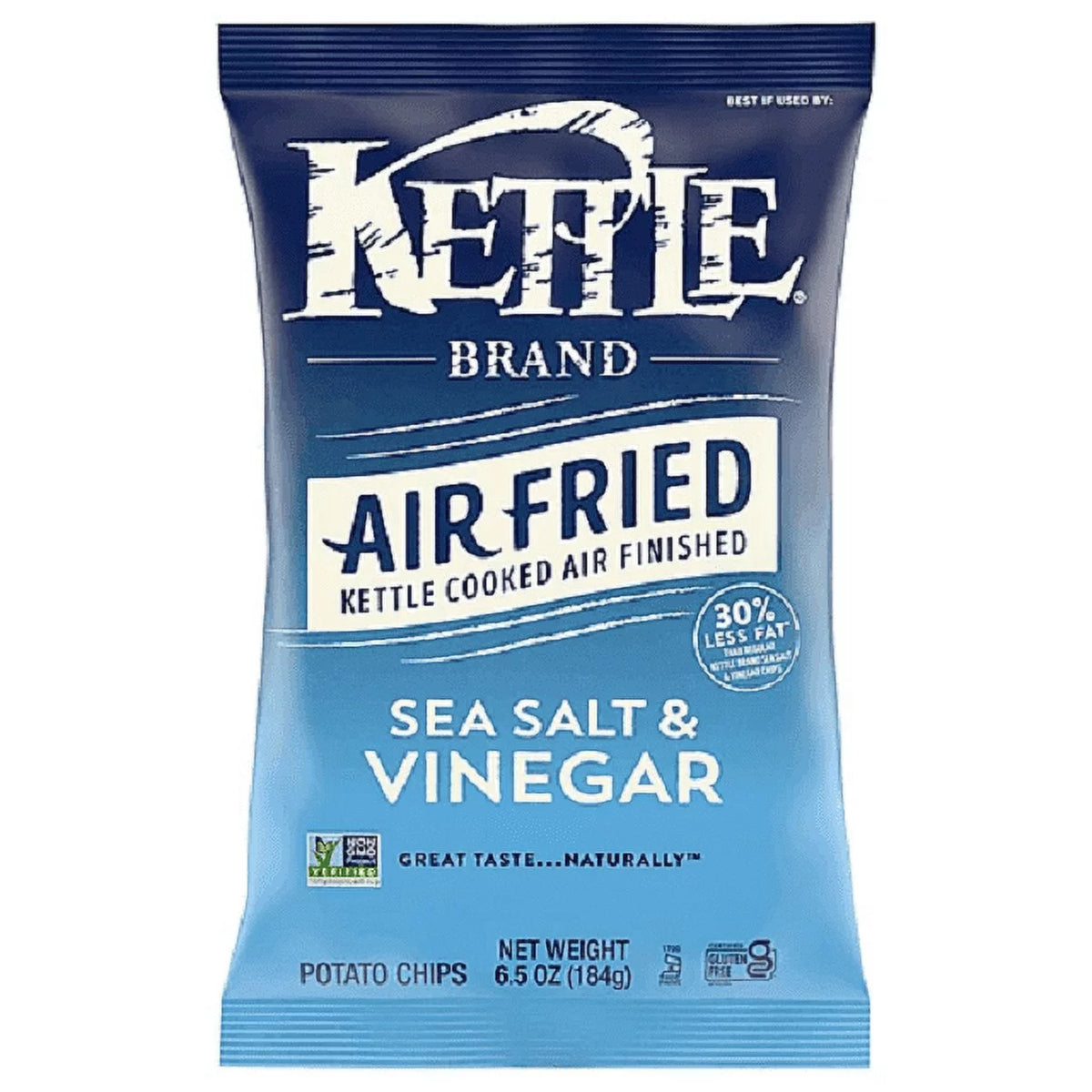 Air Fried Salt Sea & Vinegar Kettle Chips 3-Pack 6.5 oz J826