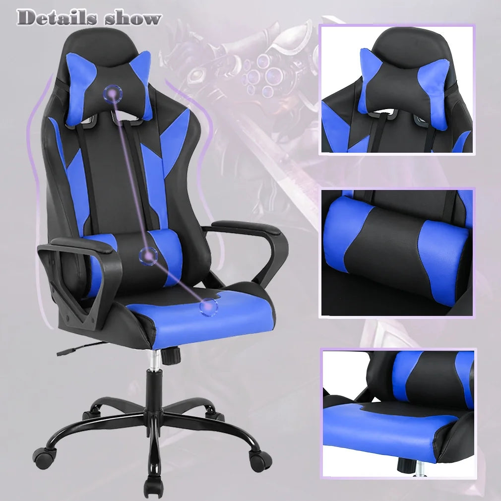 Blue Swivel Gaming Chair C25724
