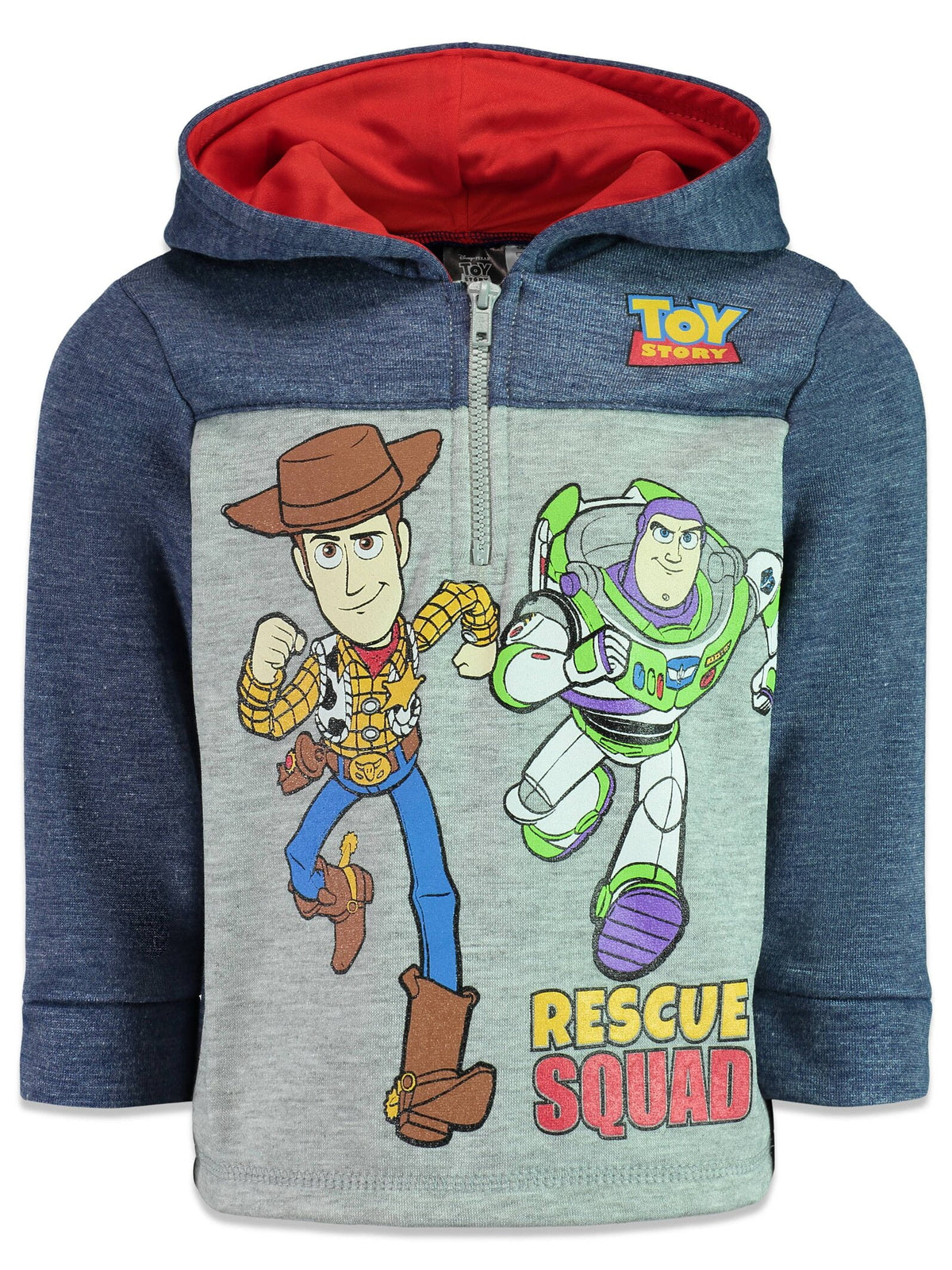 Toddler Boys Fleece Half Zip Hoodie X22032