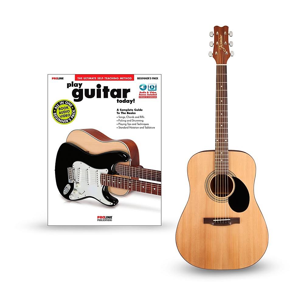Natural Acoustic Guitar Bundle M1528