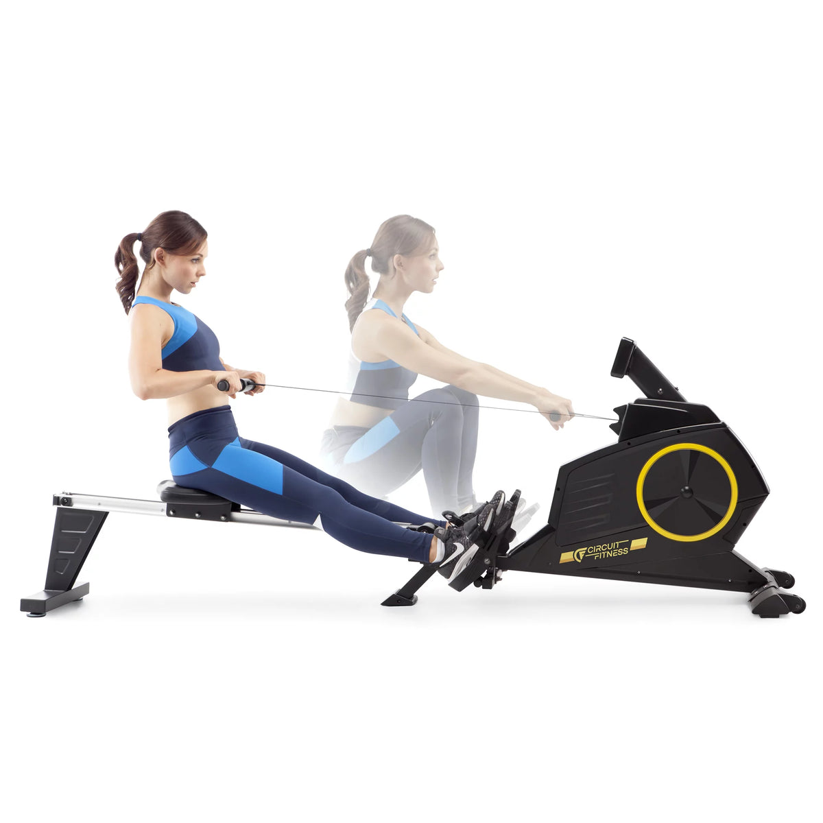 Foldable Magnetic Rowing Machine with 8 Resistance Settings V17341