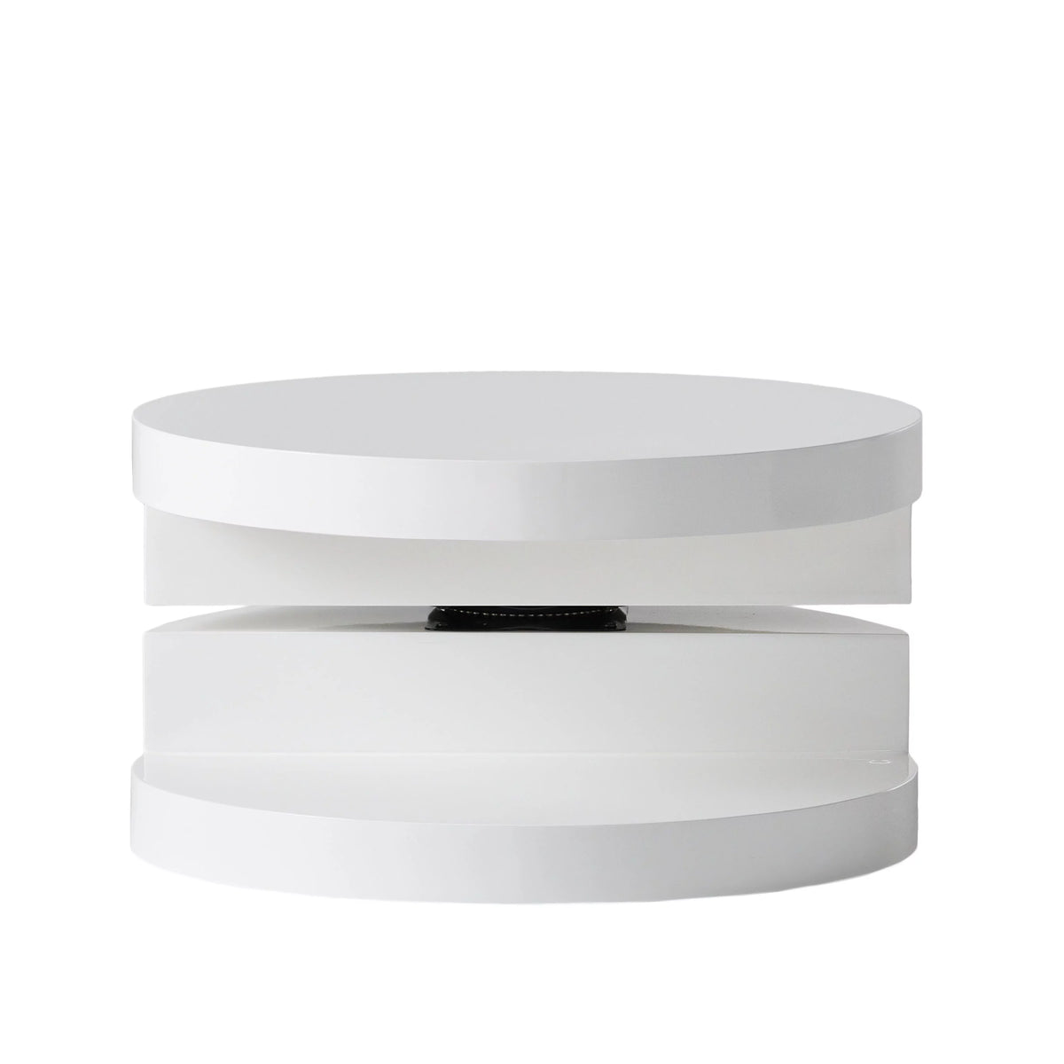Glossy White Rotatable Coffee Table X244